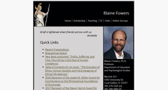 Desktop Screenshot of blainefowers.com